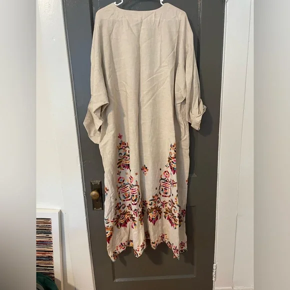 chinese dress ladies Drape Linen Dress main image 0